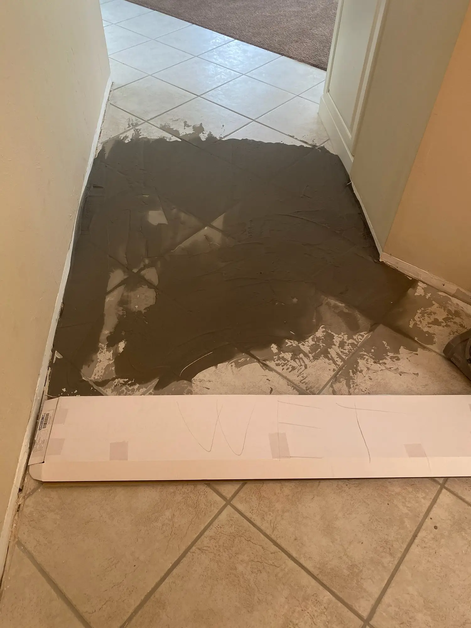 Removal & leveling by Rauen Floor