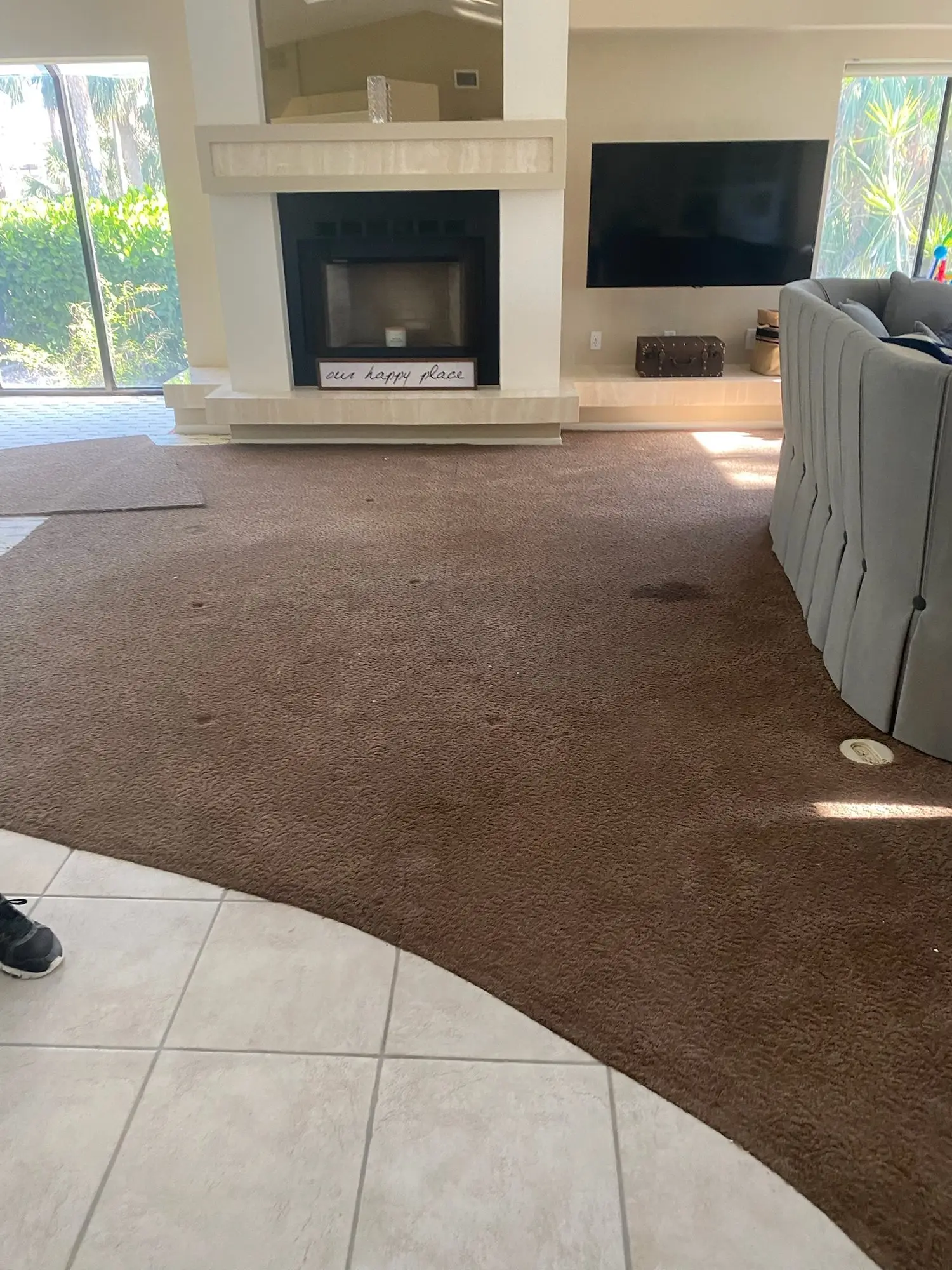 Before: Living room