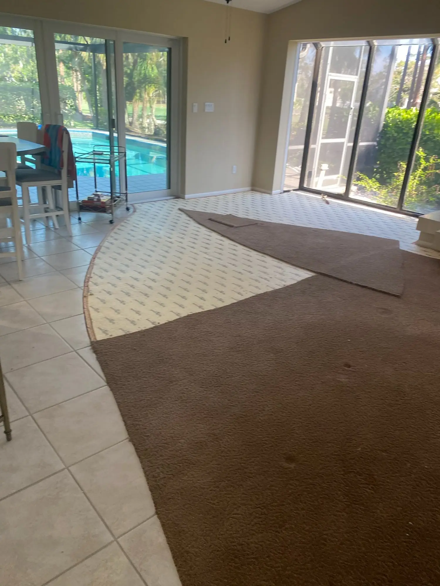 Removal & leveling by Rauen Floor