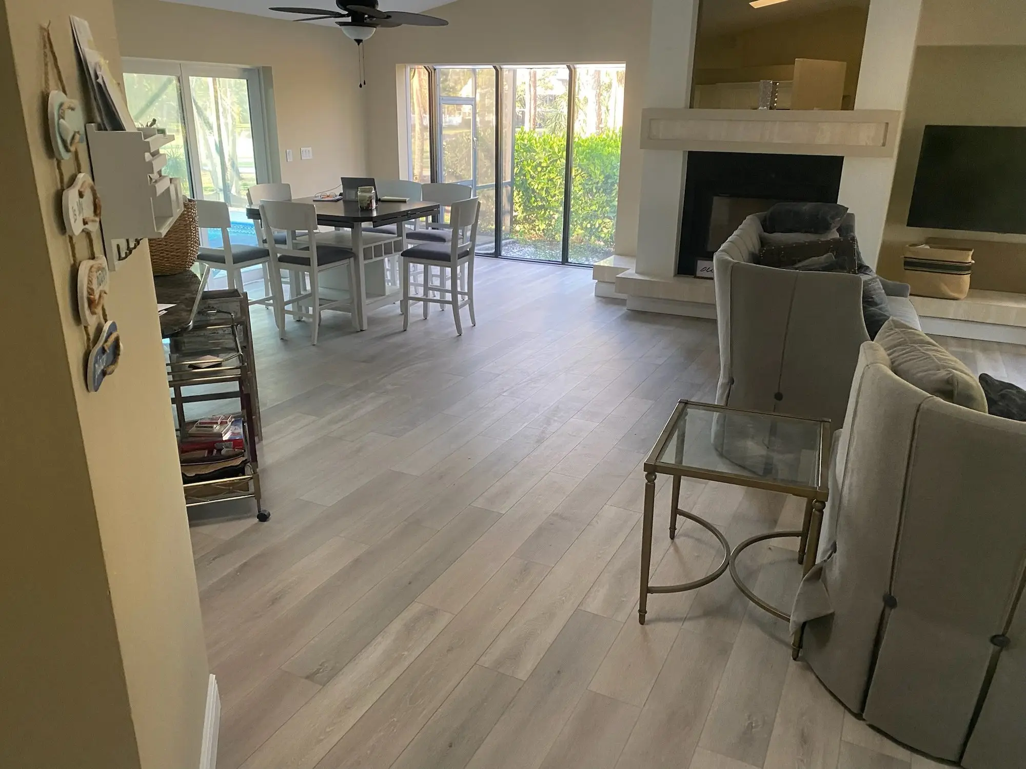 After: Living room