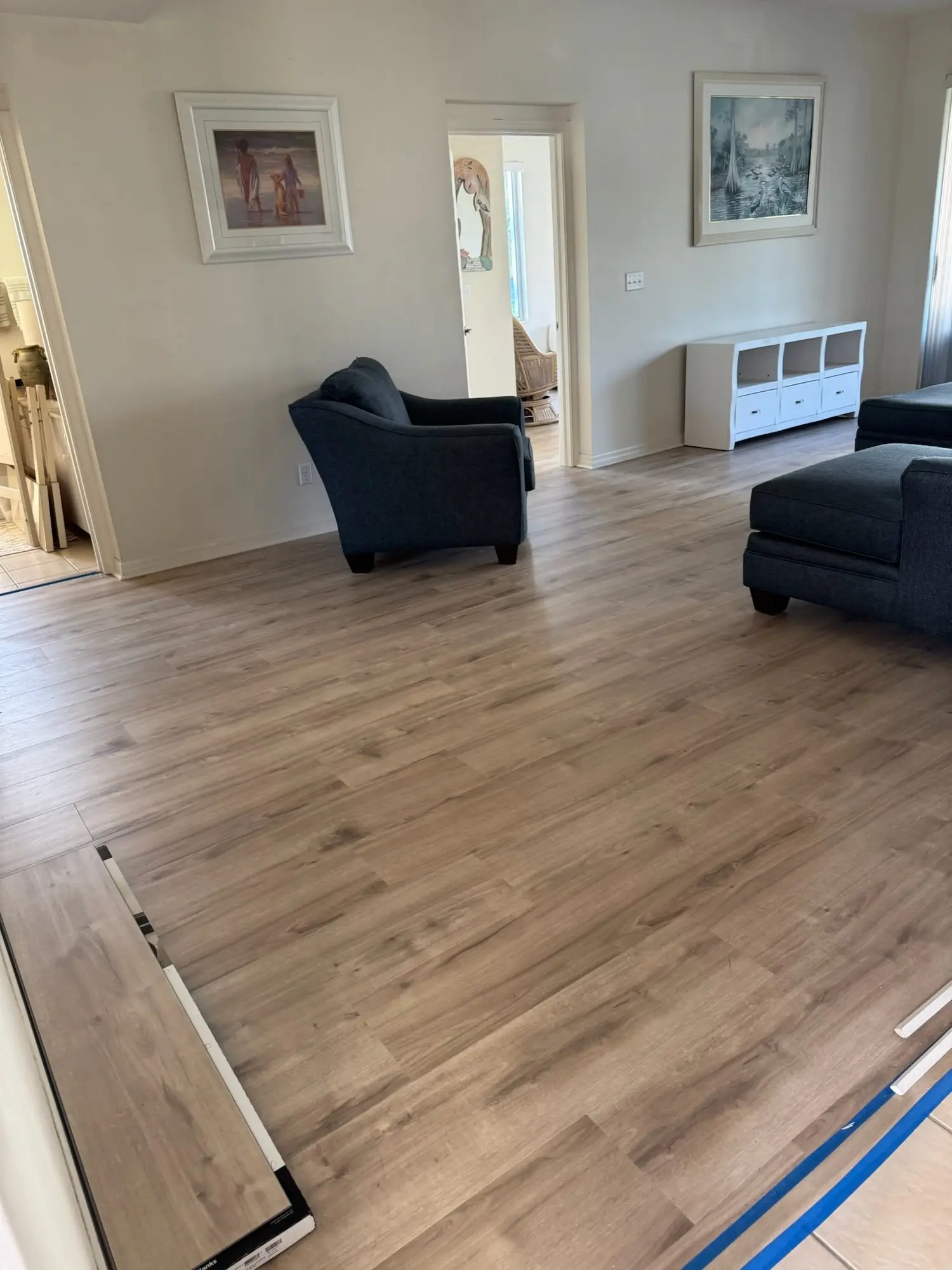Bedrooms, closets and a great room